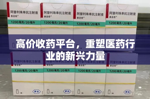 乌鲁木齐高价收药平台，重塑医药行业的新兴力量