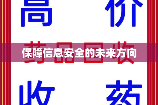 乌鲁木齐保障信息安全的未来方向
