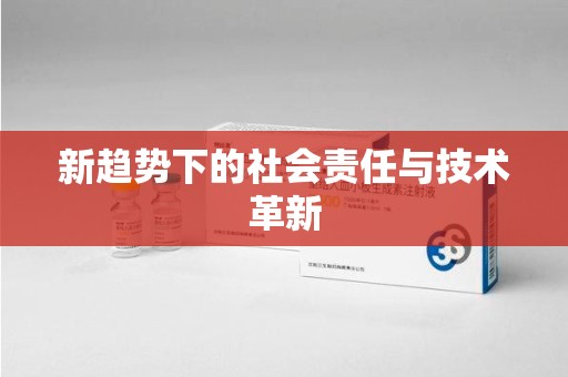 乌鲁木齐新趋势下的社会责任与技术革新