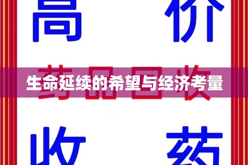 乌鲁木齐生命延续的希望与经济考量